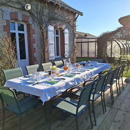 Gite Familial Avec Piscine Chauffee A Lege - Fr-1-306-1296 ภายนอก รูปภาพ