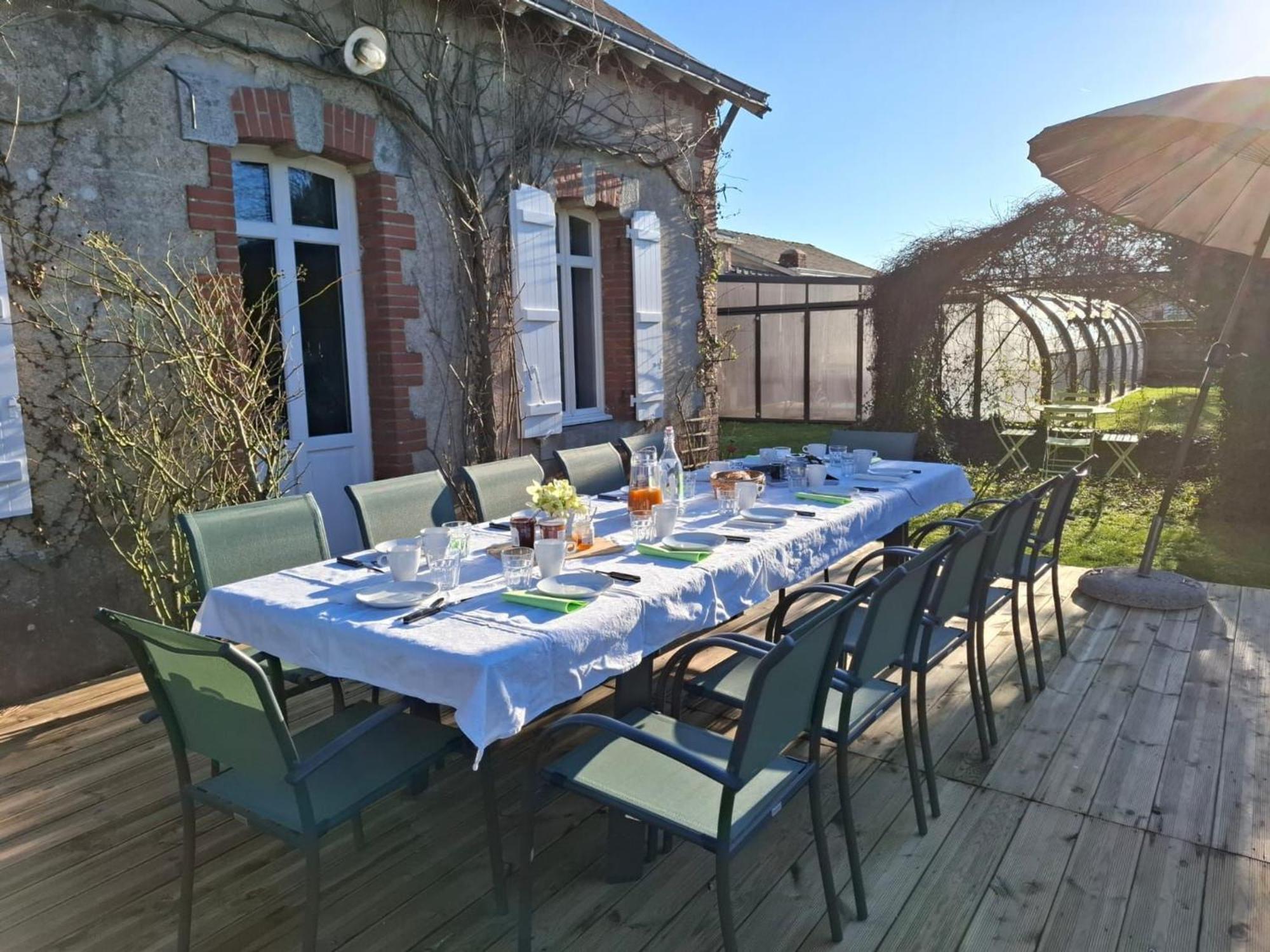 Gite Familial Avec Piscine Chauffee A Lege - Fr-1-306-1296 ภายนอก รูปภาพ